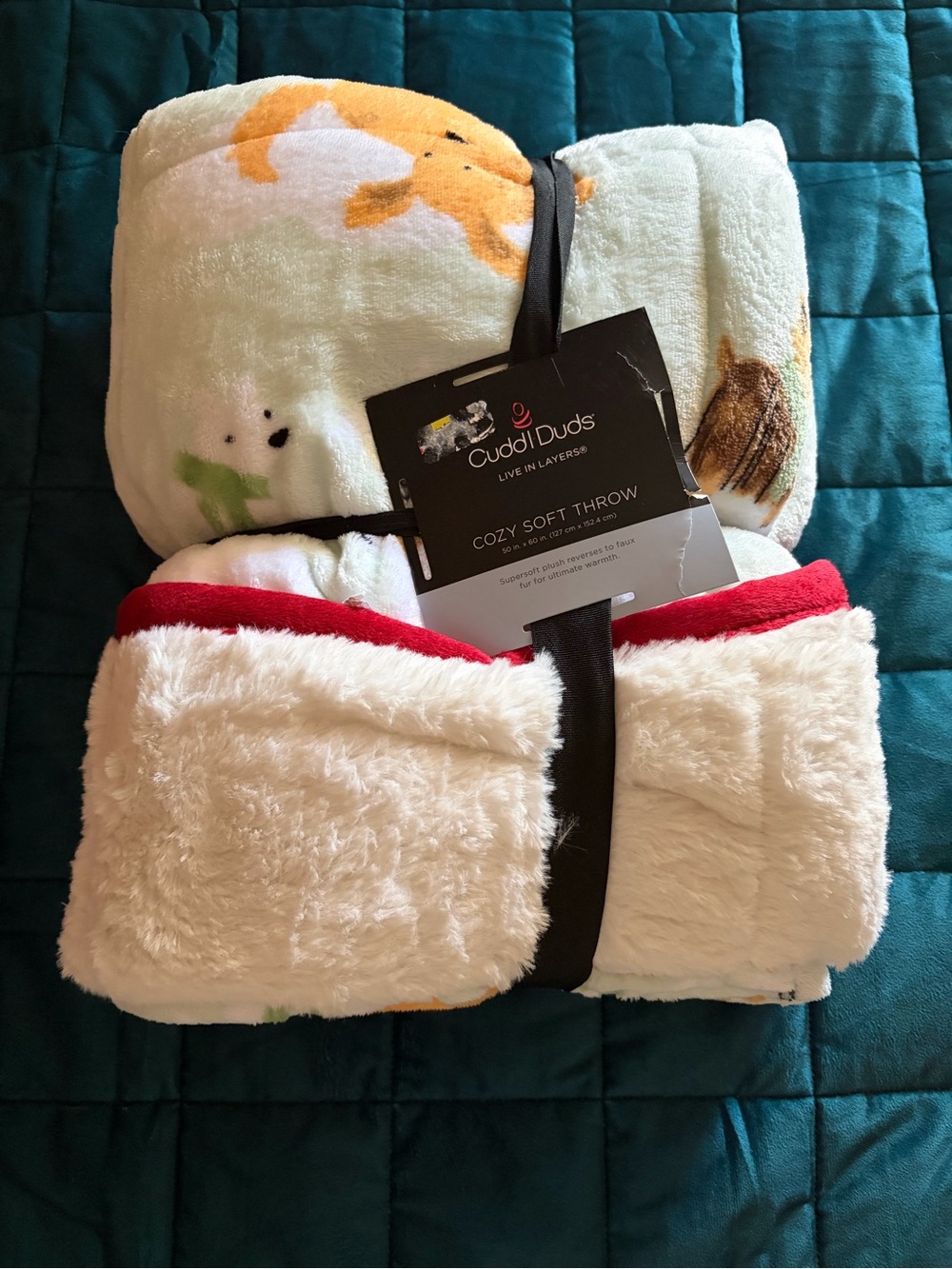 Cuddl Duds Throw Blanket
